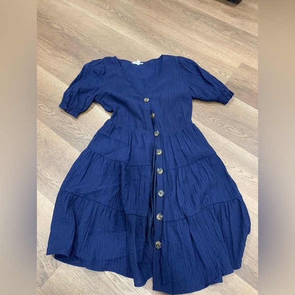 Boho Button Down Dress - Picture 1 of 1